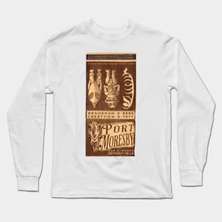 Port Moresby Tiki Lounge Long Sleeve T-Shirt